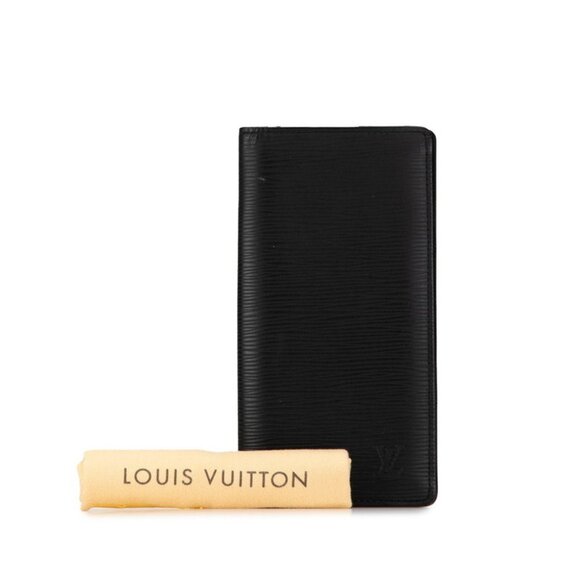 LOUIS VUITTON Black Leather Wallet - Picture 10 of 11
